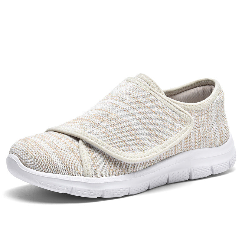 Chaussures orthopédiques de marche pour diabétiques femmes avec largeur large et bride réglable