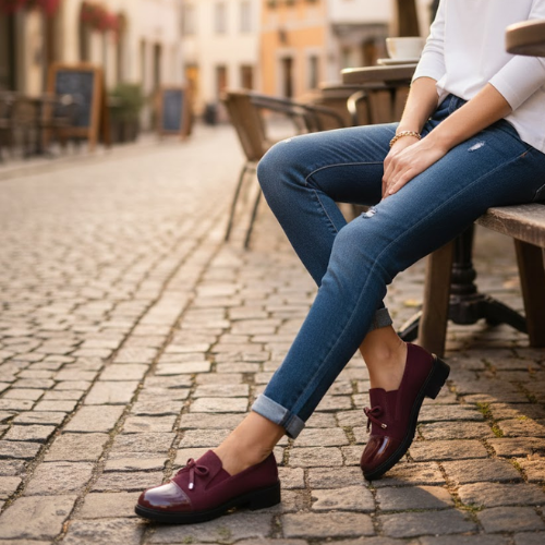 Women Casual Loafers Butterfly Knot Flat Bottom