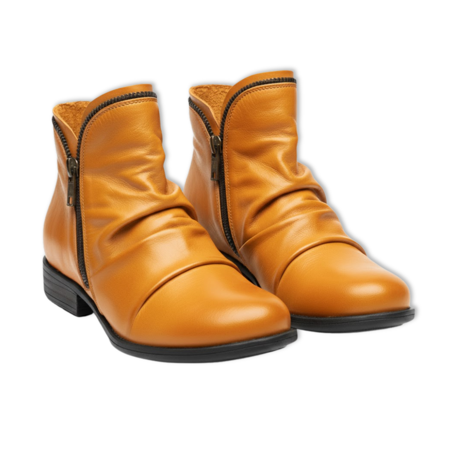 Trendy Purple Women's Leather Ankle Boots