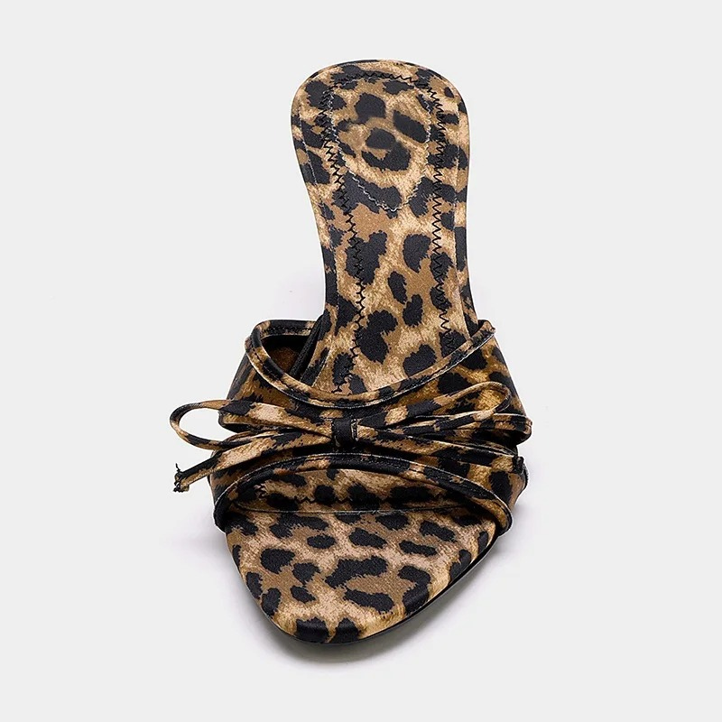 Women's Comfort Kitten Heel Mule Sandals – Open Toe, Airy Slip-On Design