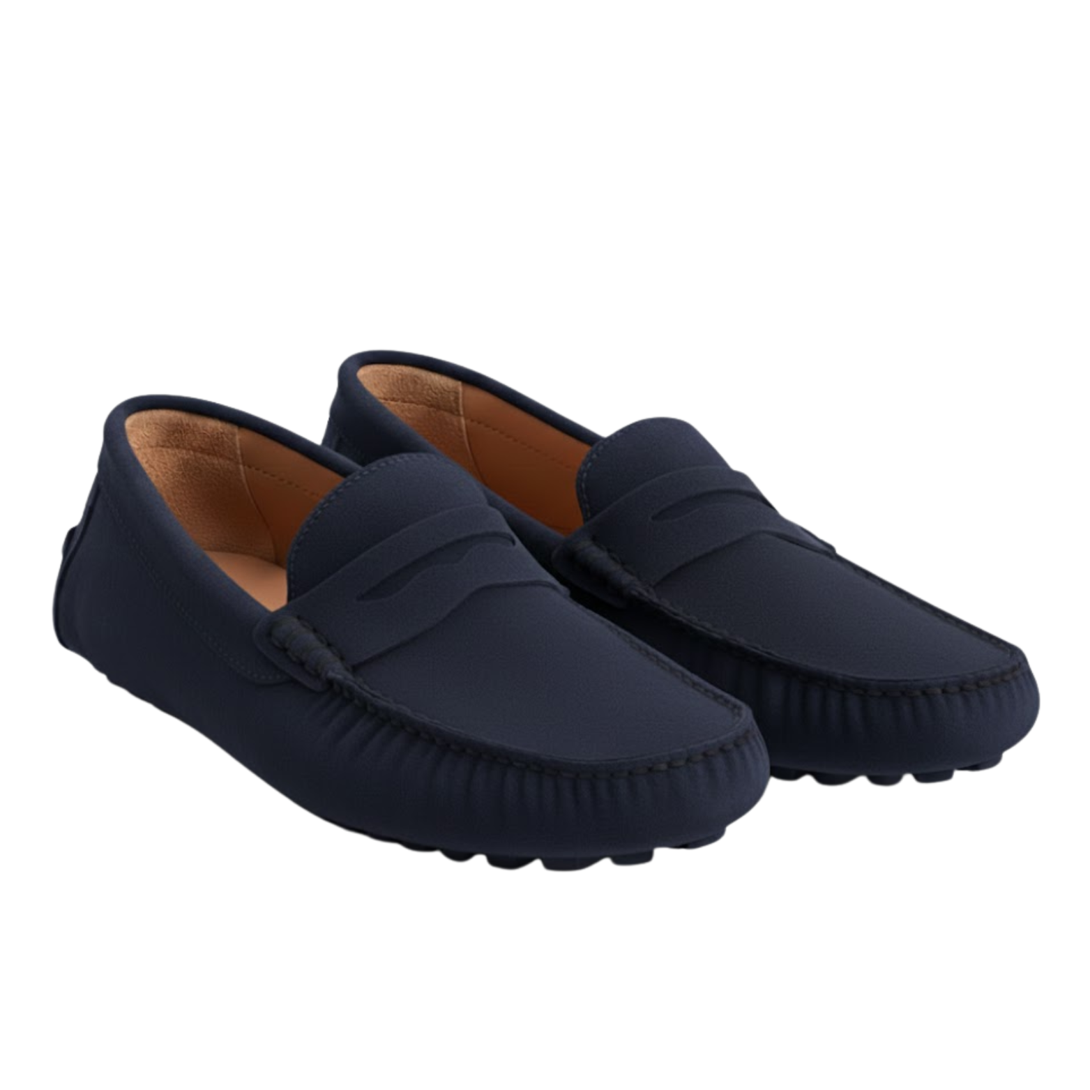 Men's Premium Genuine Leather Slip-On Loafers Classic Handcrafted Driving Moccasins