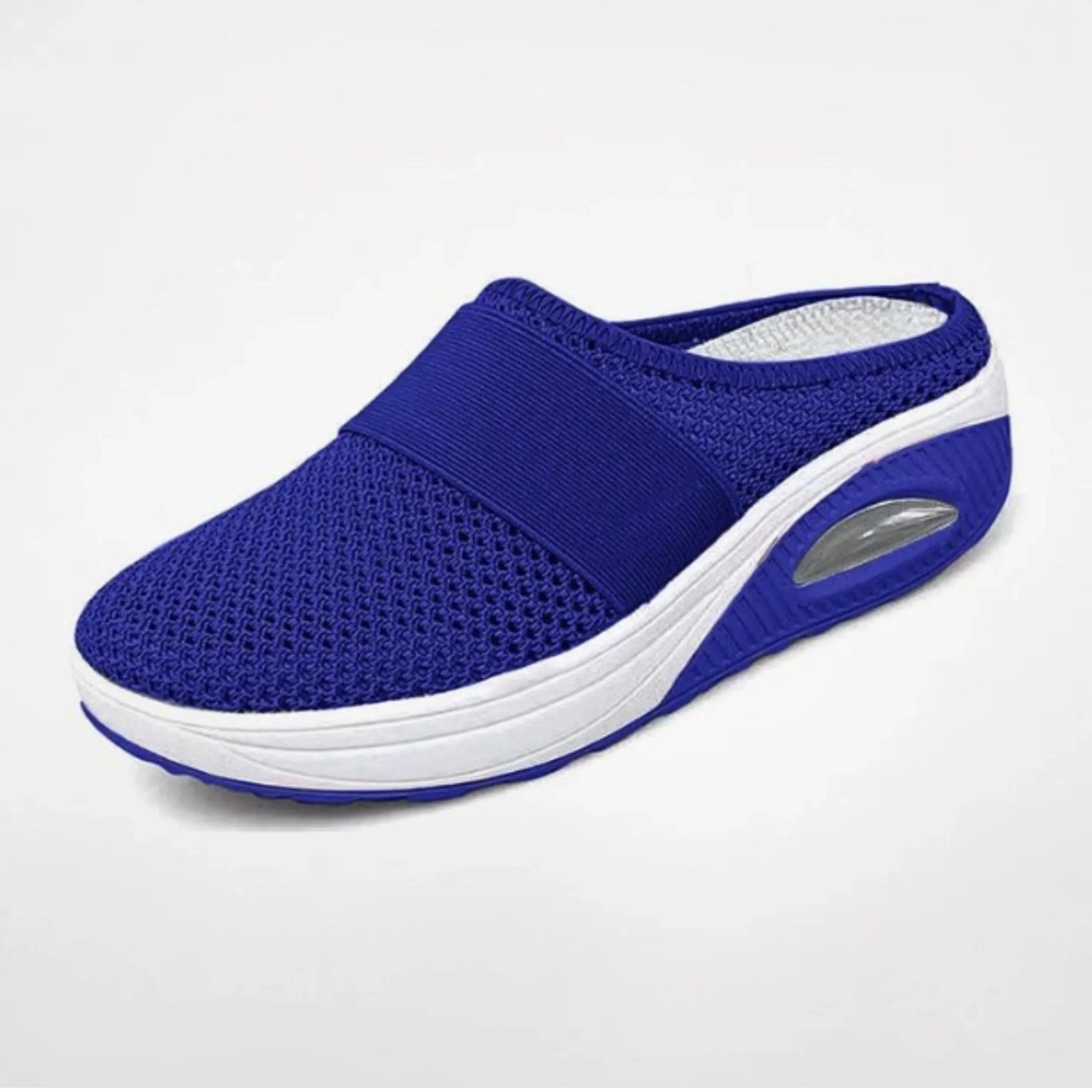 Scarpe ortopediche da donna con suola ammortizzata, mules slip-on in mesh