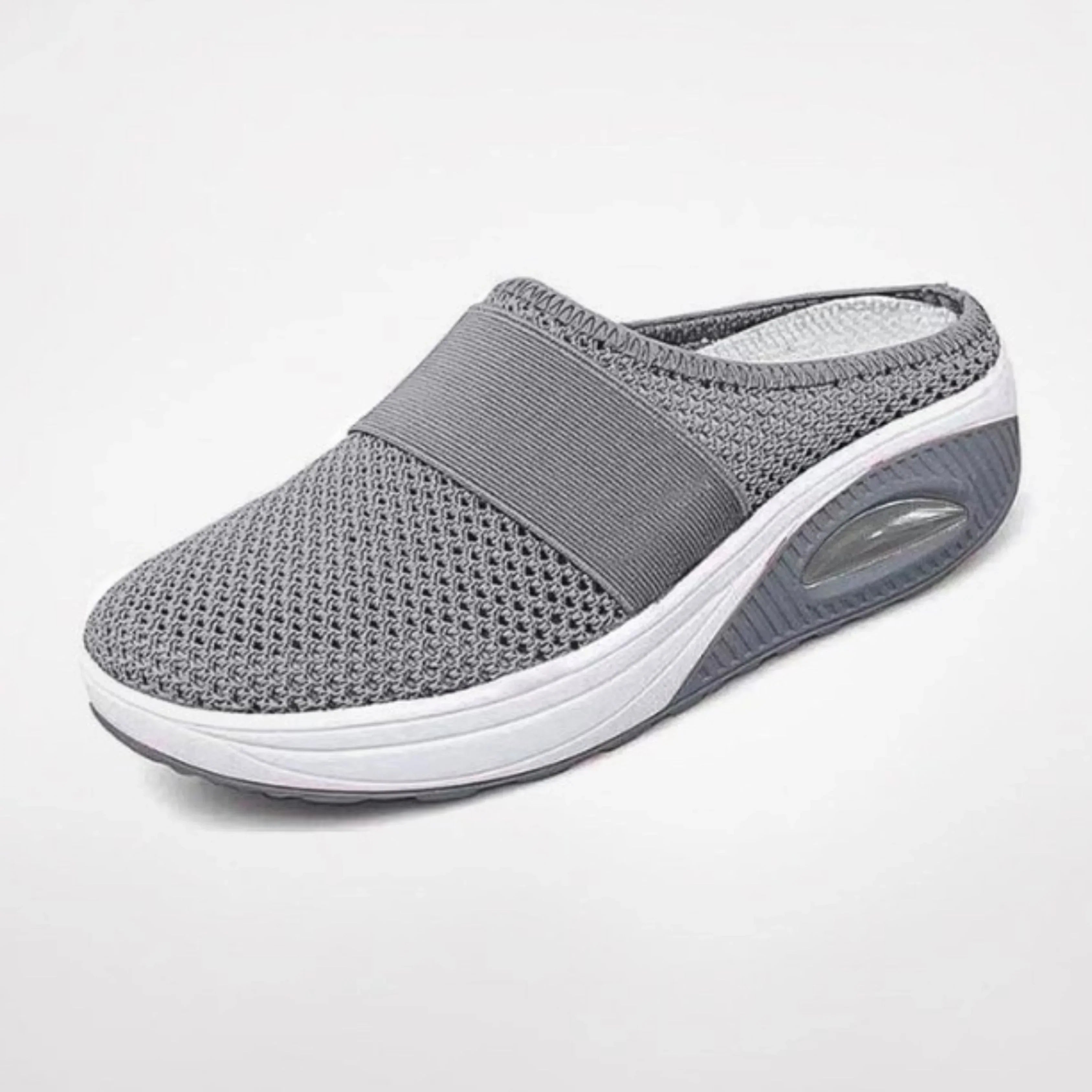 Scarpe ortopediche da donna con suola ammortizzata, mules slip-on in mesh