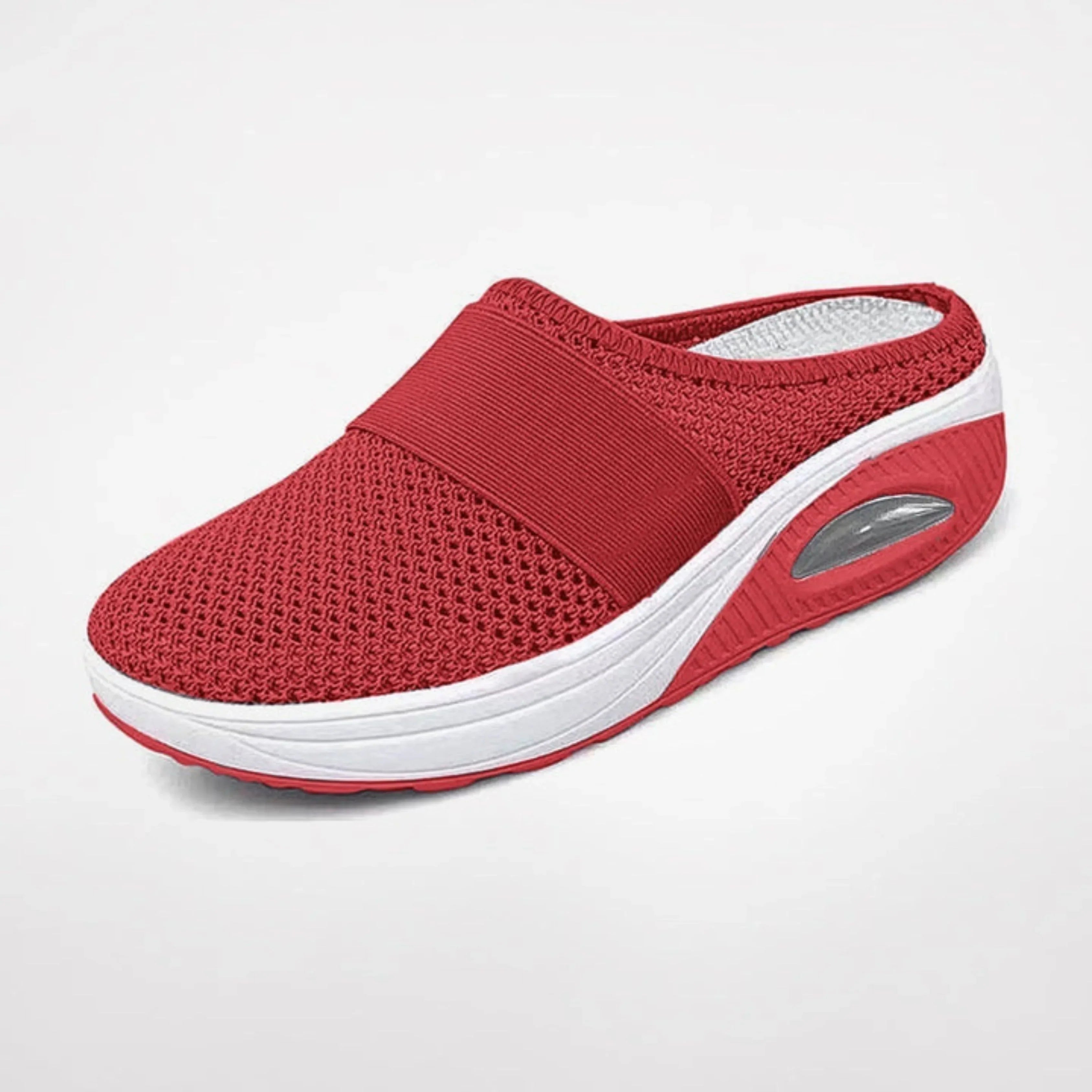 Scarpe ortopediche da donna con suola ammortizzata, mules slip-on in mesh