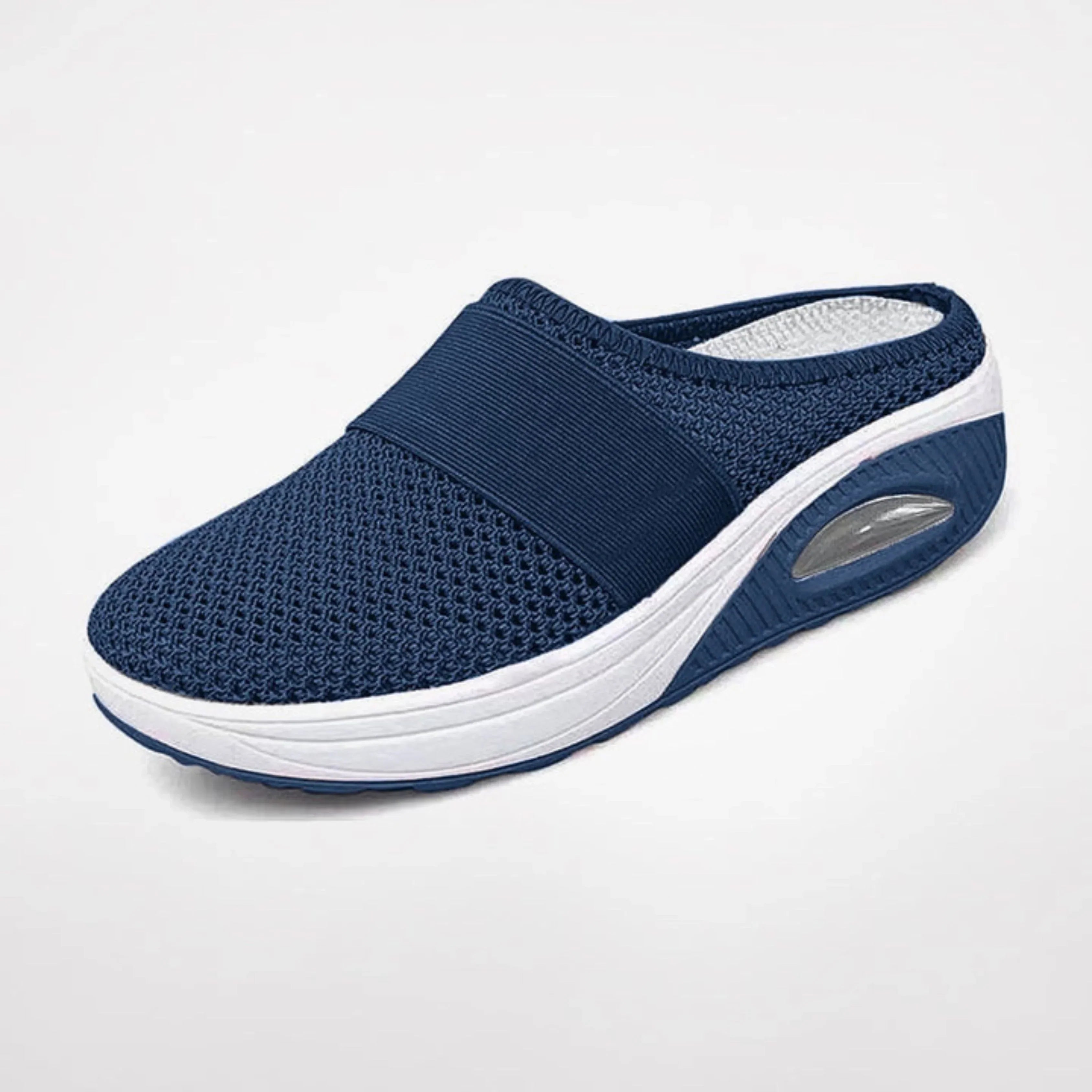 Scarpe ortopediche da donna con suola ammortizzata, mules slip-on in mesh