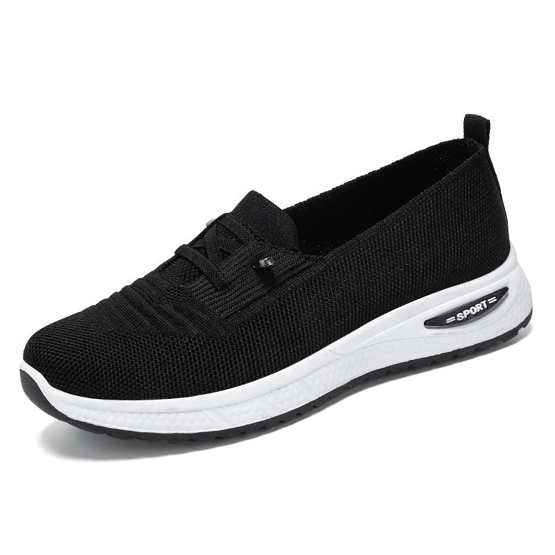 Orthopedic Walking Shoes for Women with Arch Support and Breathable Flyknit Mesh