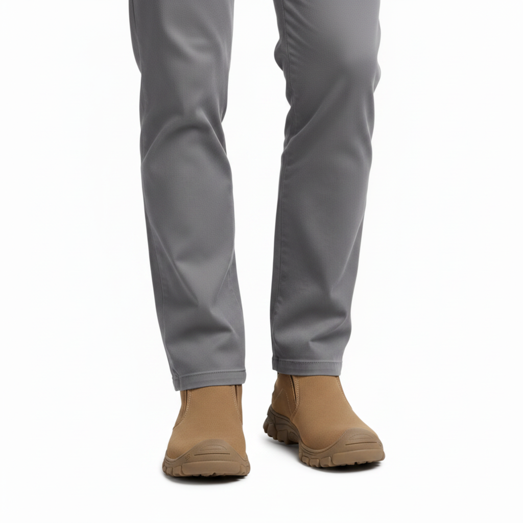 Chaussures de sécurité pour homme à embout en acier, cuir, isolées 6KV, résistantes à la perforation, bottes de travail