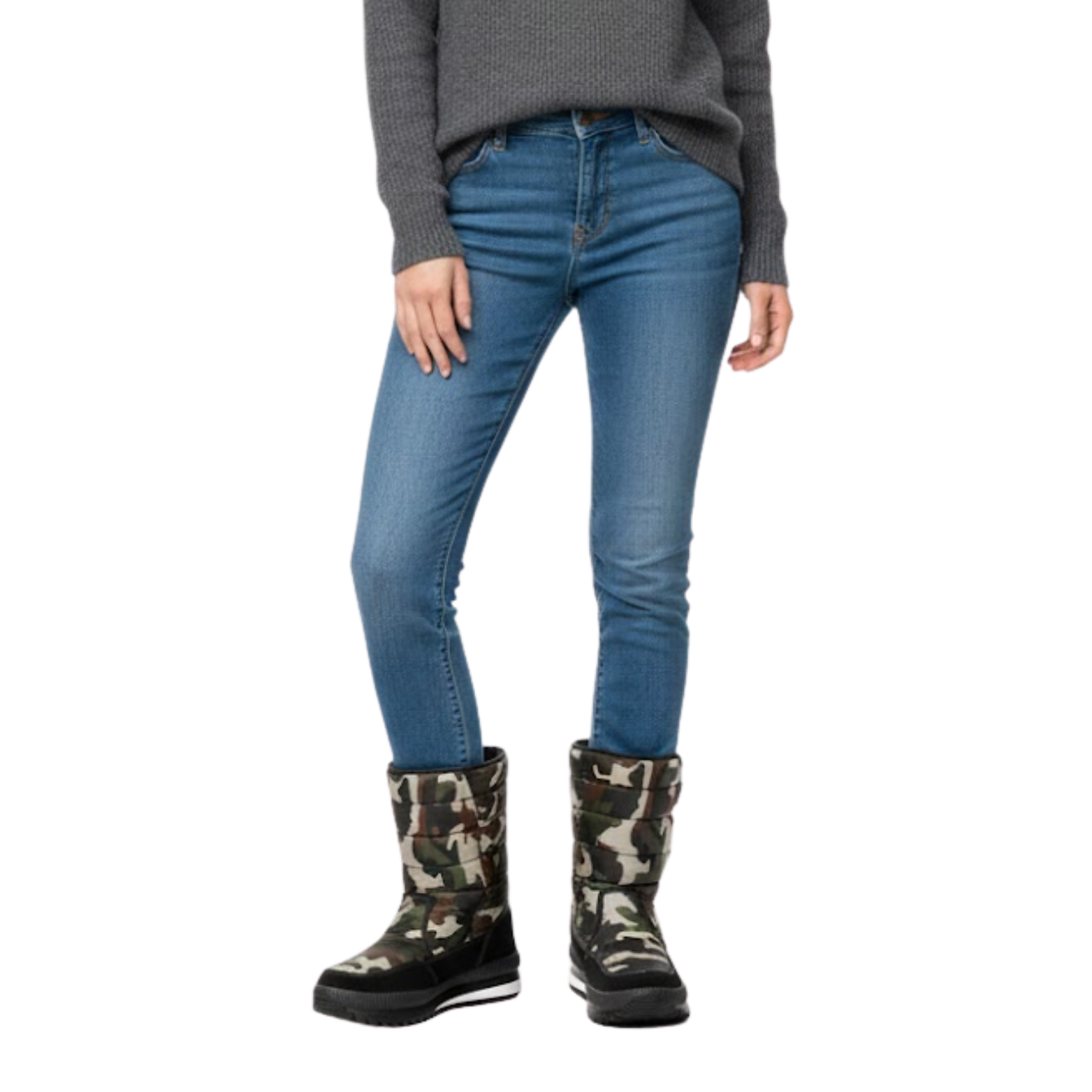 Dame Trendy Vandtætte Platform Sne Støvler Varme Tykke Plys Vinterfodtøj