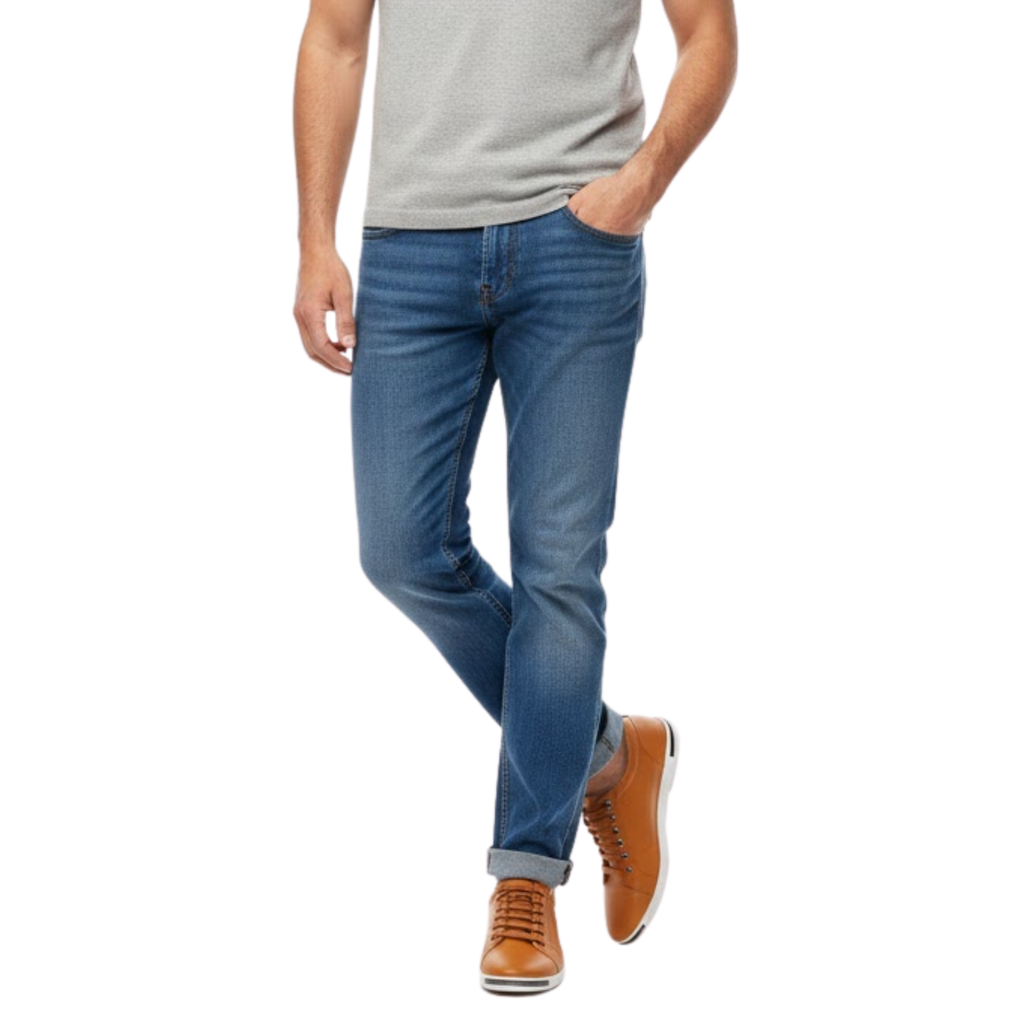 Men's New Casual Leather Walking Flats Sneakers