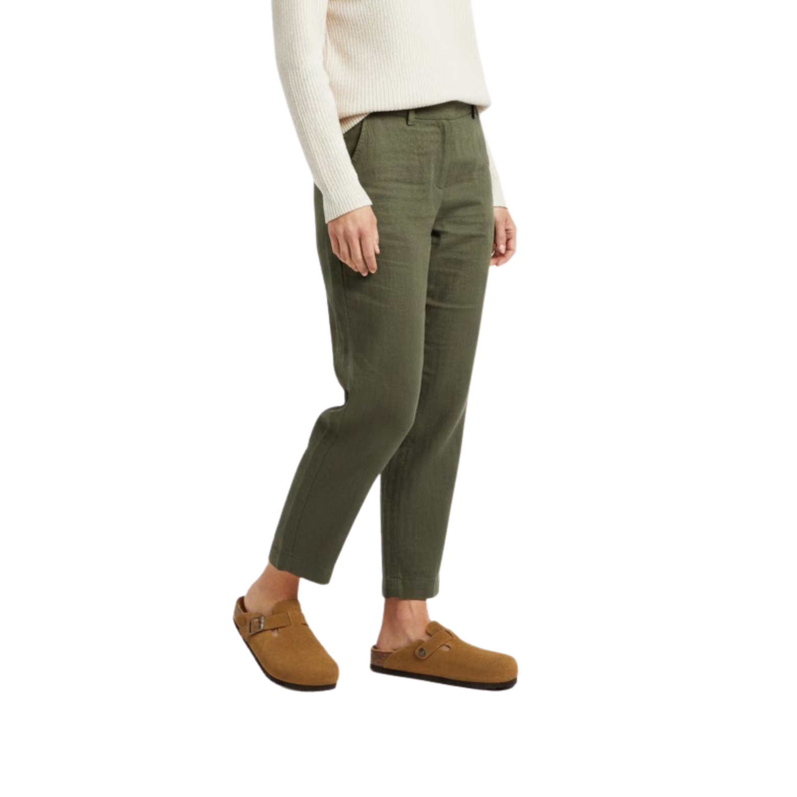 Bebealy Fashion Suede Clogs Women Cork Footbed Mules Nonslip Arch Support Slide Sandals