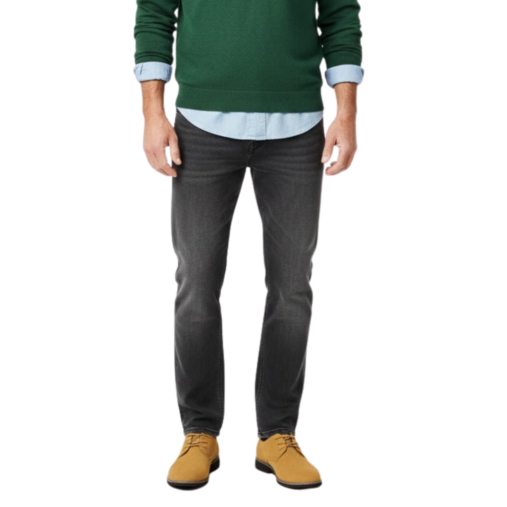 Casual Men Frosted Leather Shoes Rubber Surface