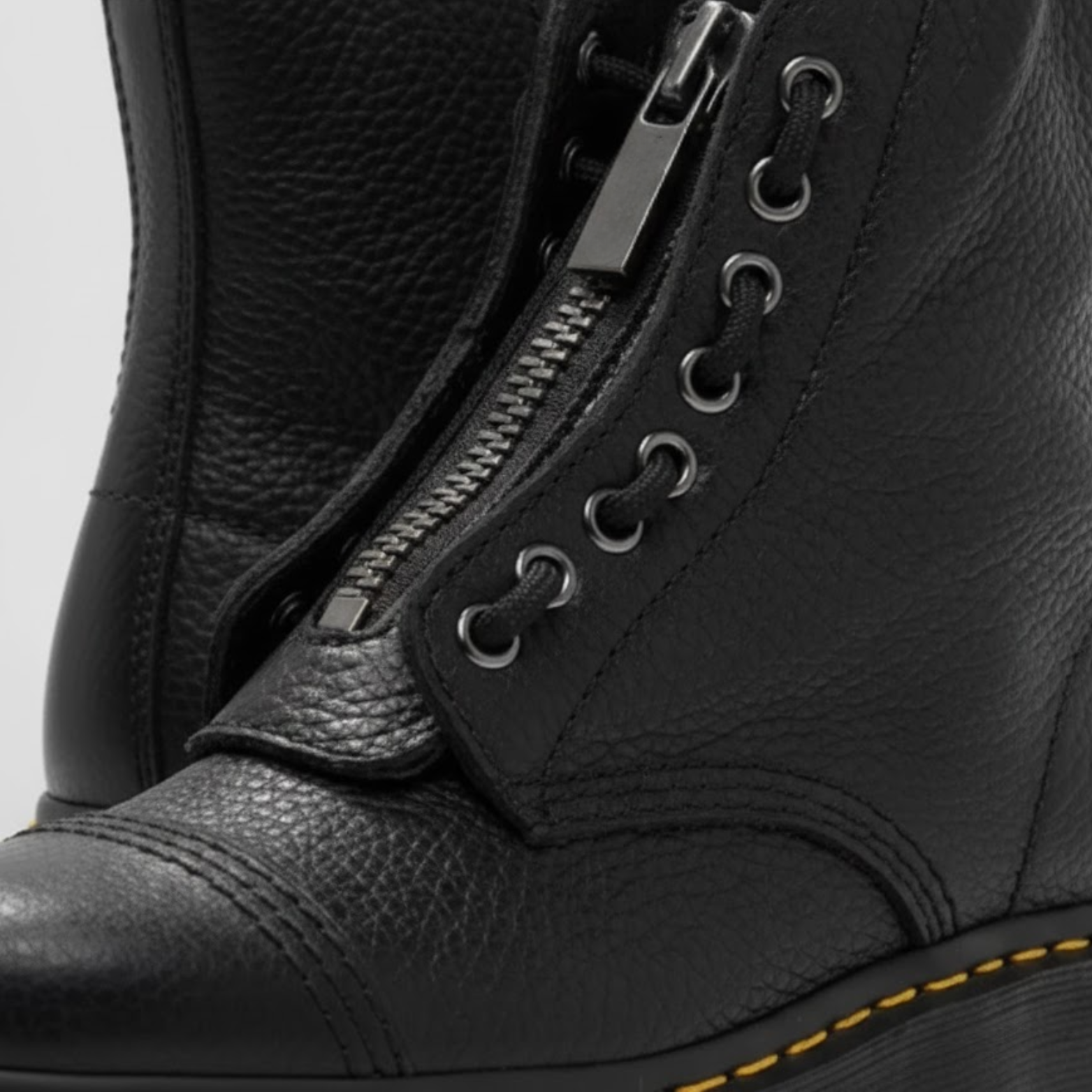 Botas con plataforma de cuero genuino para mujer, cierre frontal con cremallera, estilo punk de lujo para motociclista en invierno