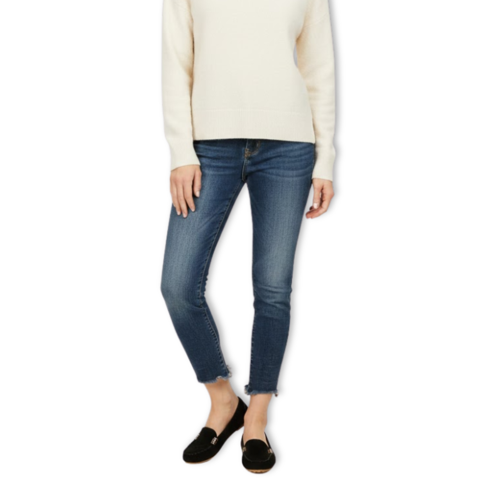 Women Casual Shoes Flat Loafers Denim Non-slip