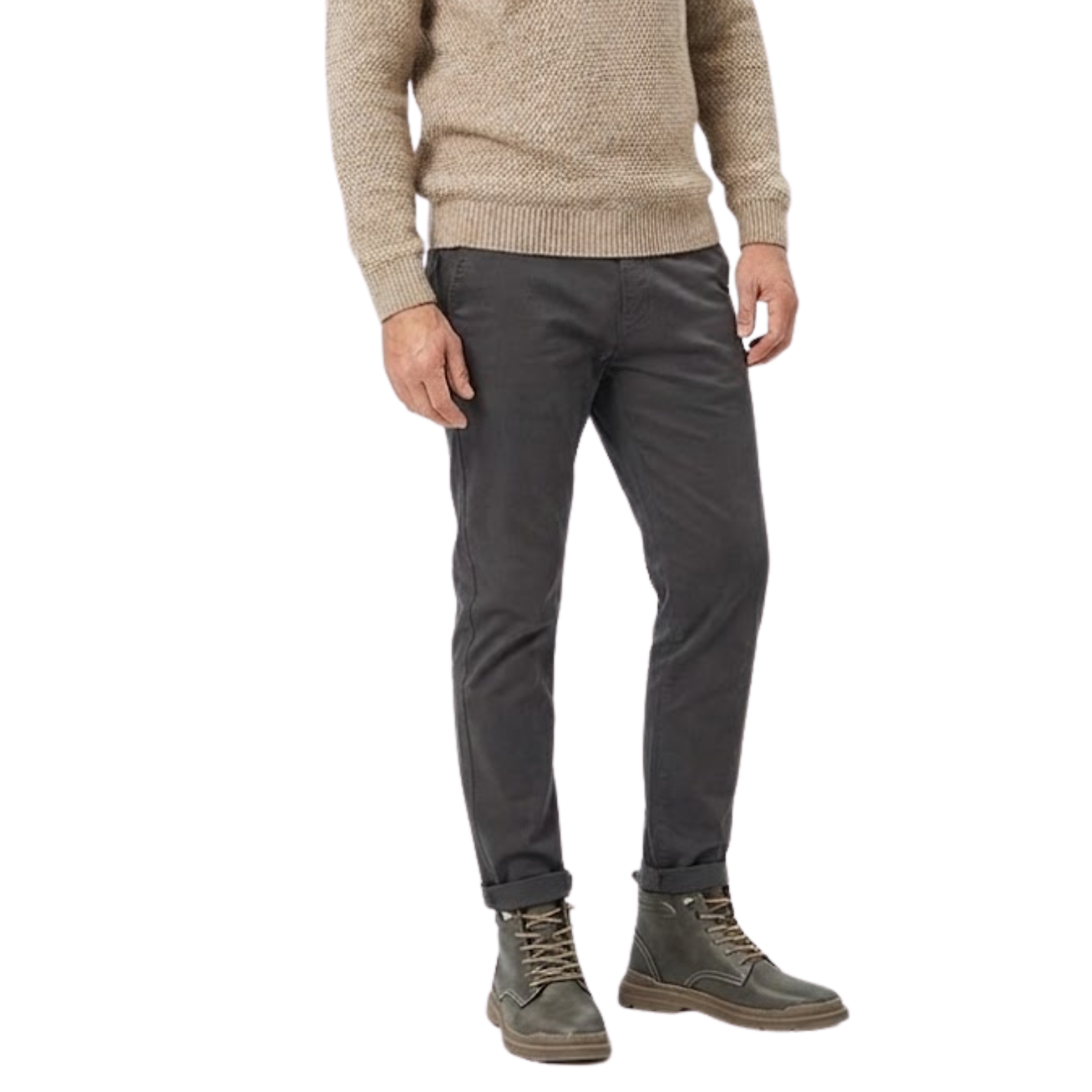 Men's Leather Chelsea Ankle Boots Elevator Sneakers