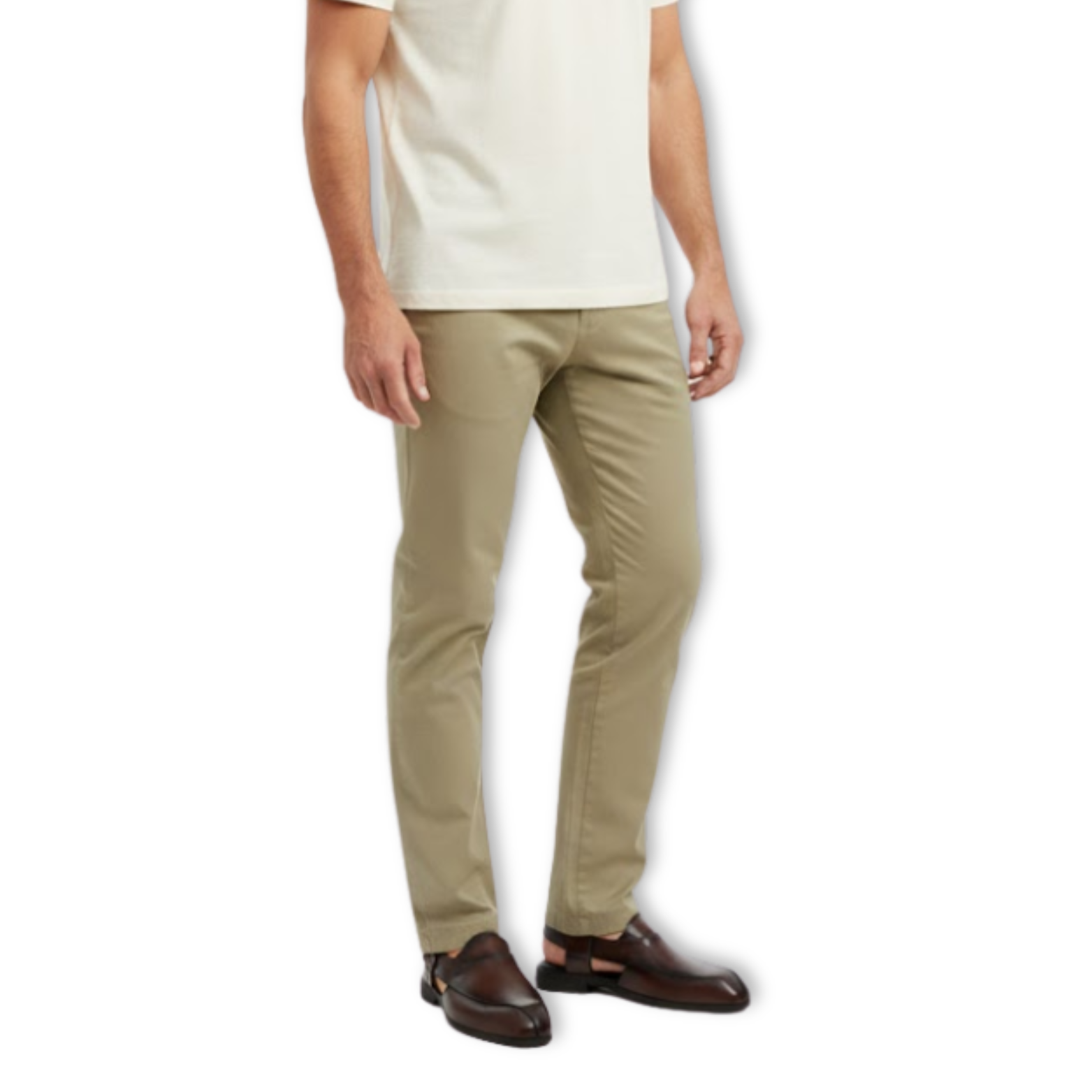 Men's Genuine Leather Casual Flat Sandals