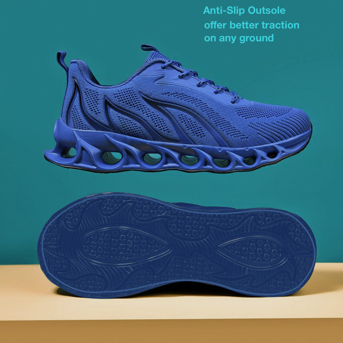 Unisex Casual Sneakers Lightweight Breathable Running Shoes Non-Slip Sports Trainers