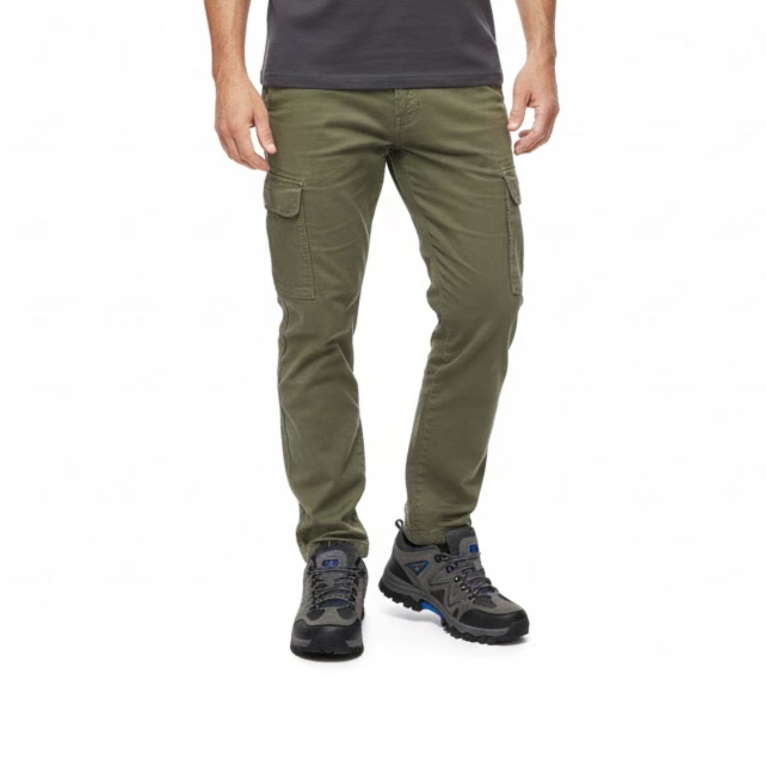 Men's All-Terrain Outdoor Sports Shoes Breathable Mesh Non-Slip Hiking and Cycling Footwear