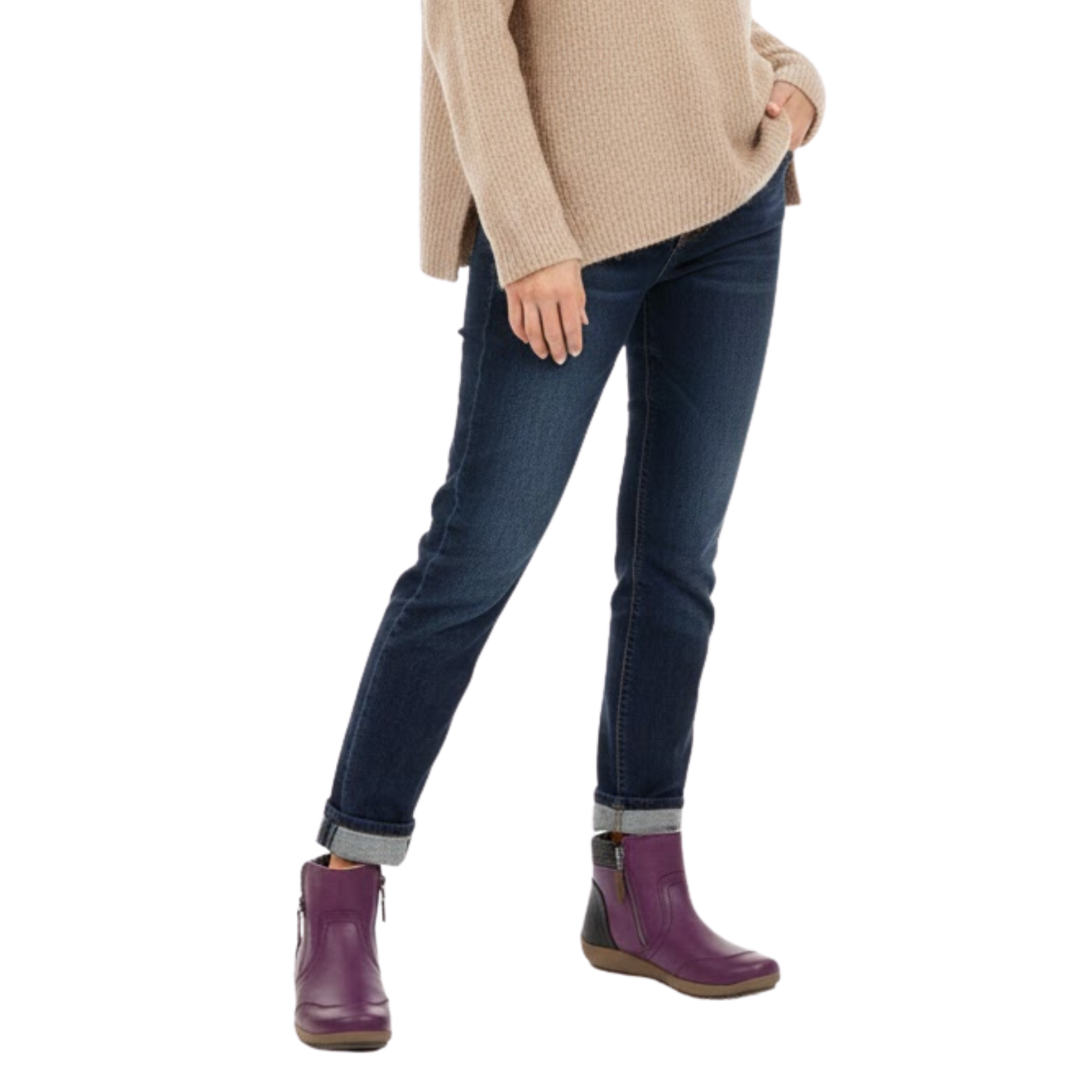 Women's Ankle Boots Round Toe Comfortable Chelsea Boots