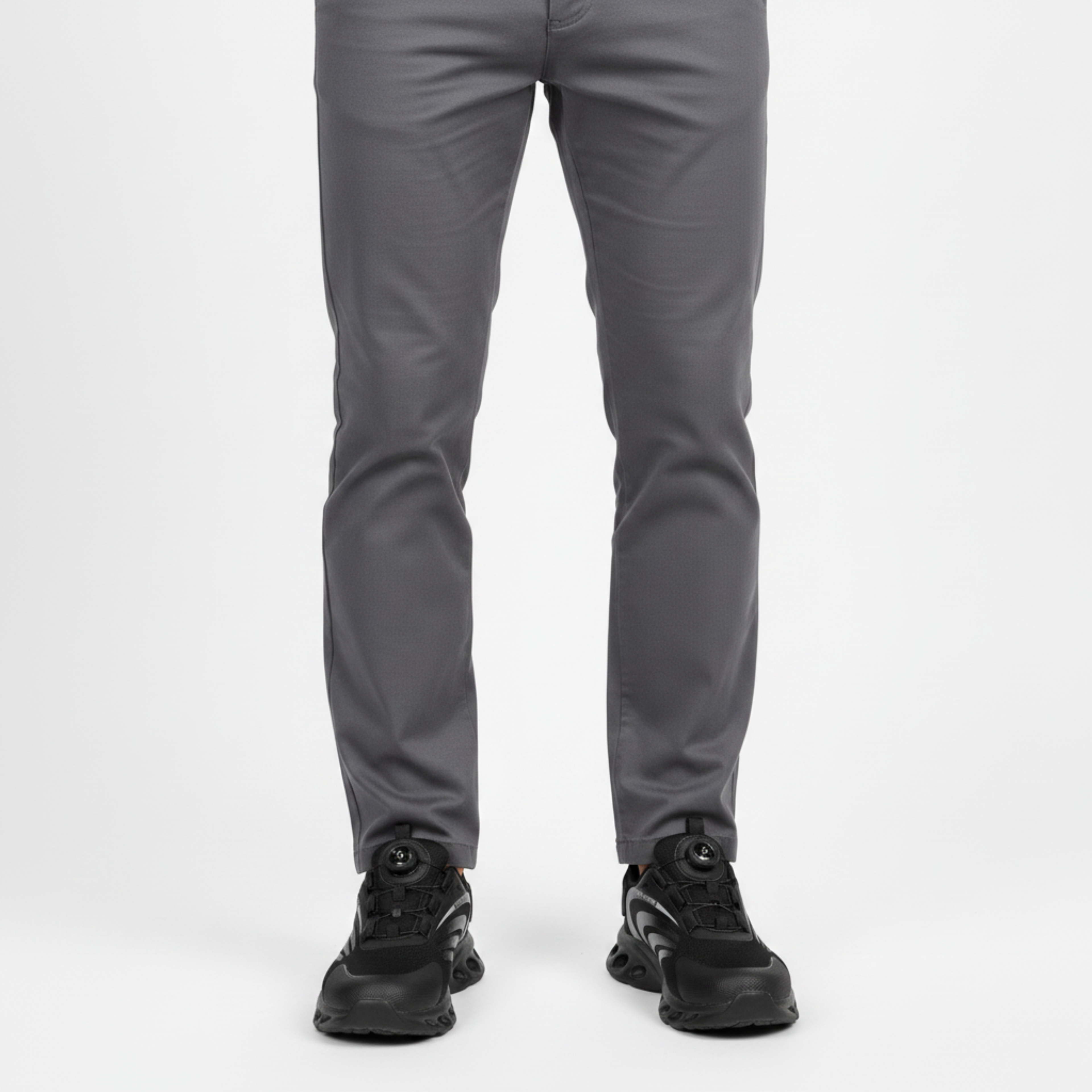 Chaussures de sécurité pour homme à embout en acier, bouton rotatif, anti-perforation, bottes de travail industrielles