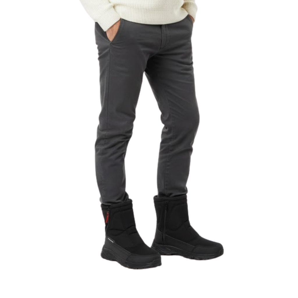 Men's Rugged Outdoor Snow Boots Waterproof Insulated Thermal Winter Footwear