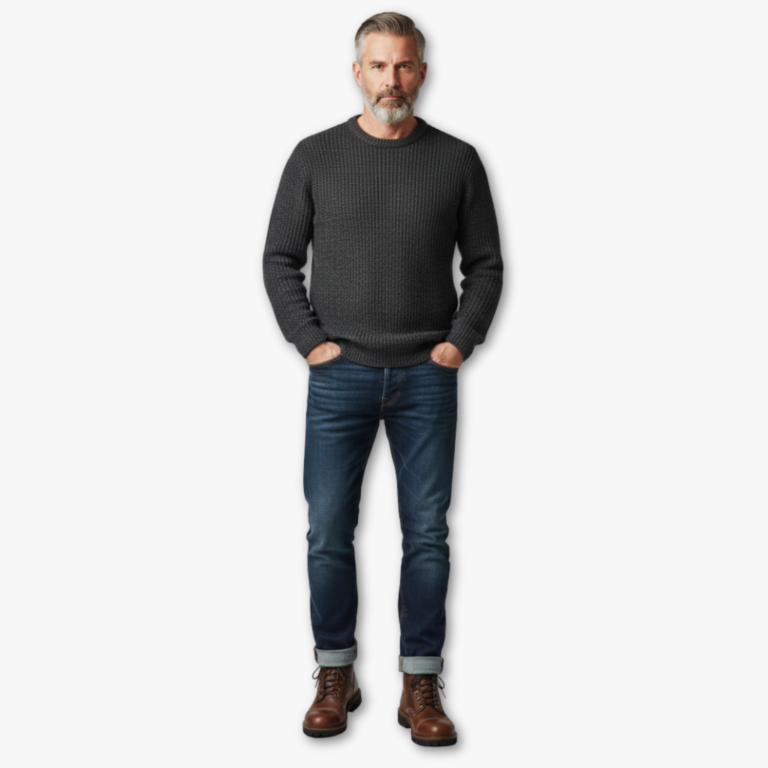 Men’s high leather boots