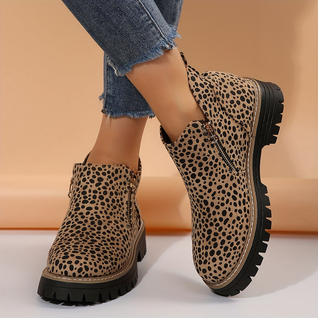 Botines ortopédicos para mujer – agarre antideslizante confiable y fácil acceso con cremallera lateral