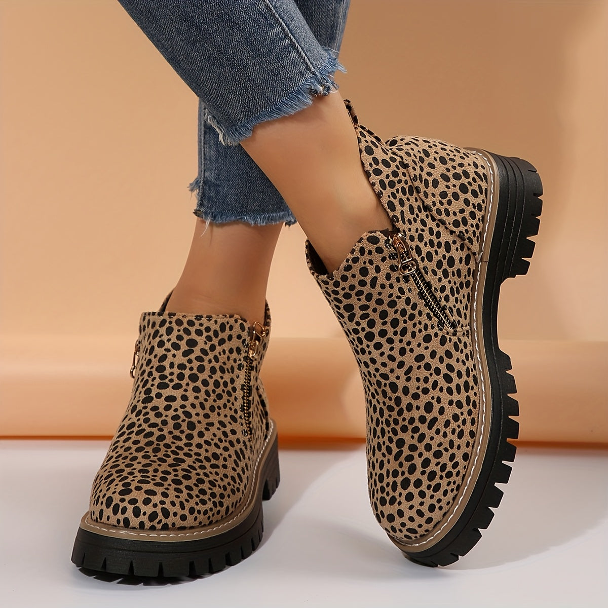 Botines ortopédicos para mujer – agarre antideslizante confiable y fácil acceso con cremallera lateral