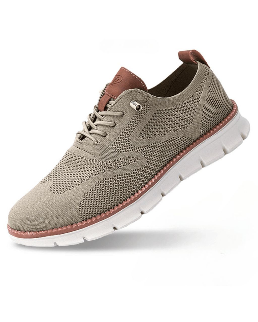 Sneakers casual da uomo in mesh traspirante con lacci, scarpe da passeggio