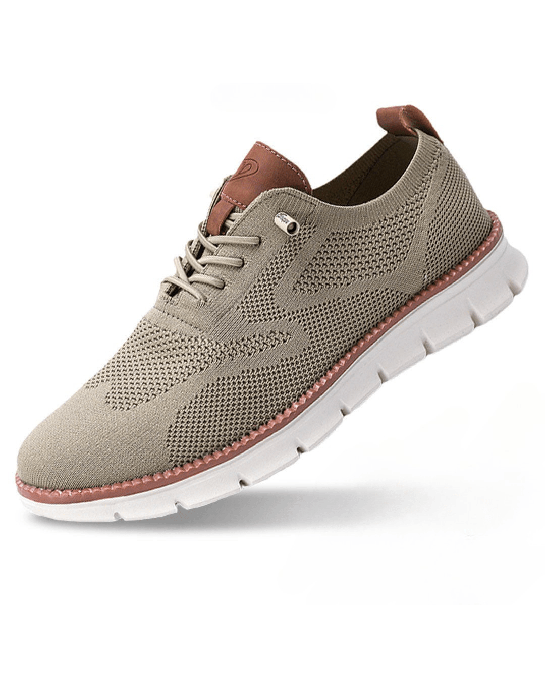 Sneakers casual da uomo in mesh traspirante con lacci, scarpe da passeggio