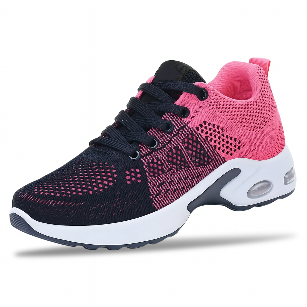 Women's Platform Mesh Running Shoes Breathable Lightweight Chunky Sports Sneakers