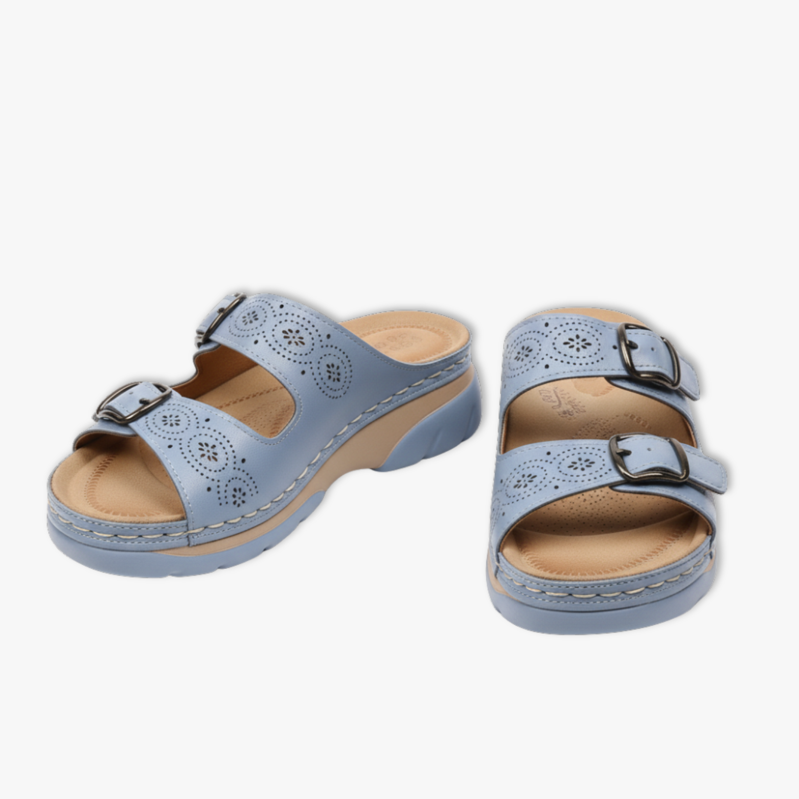 Women's Summer Slip-on Platform Wedge Sandals