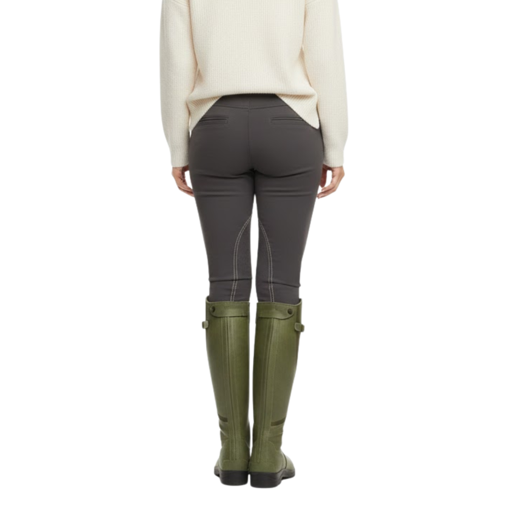 Women's Long Suede Knee-High Square Heel Boots