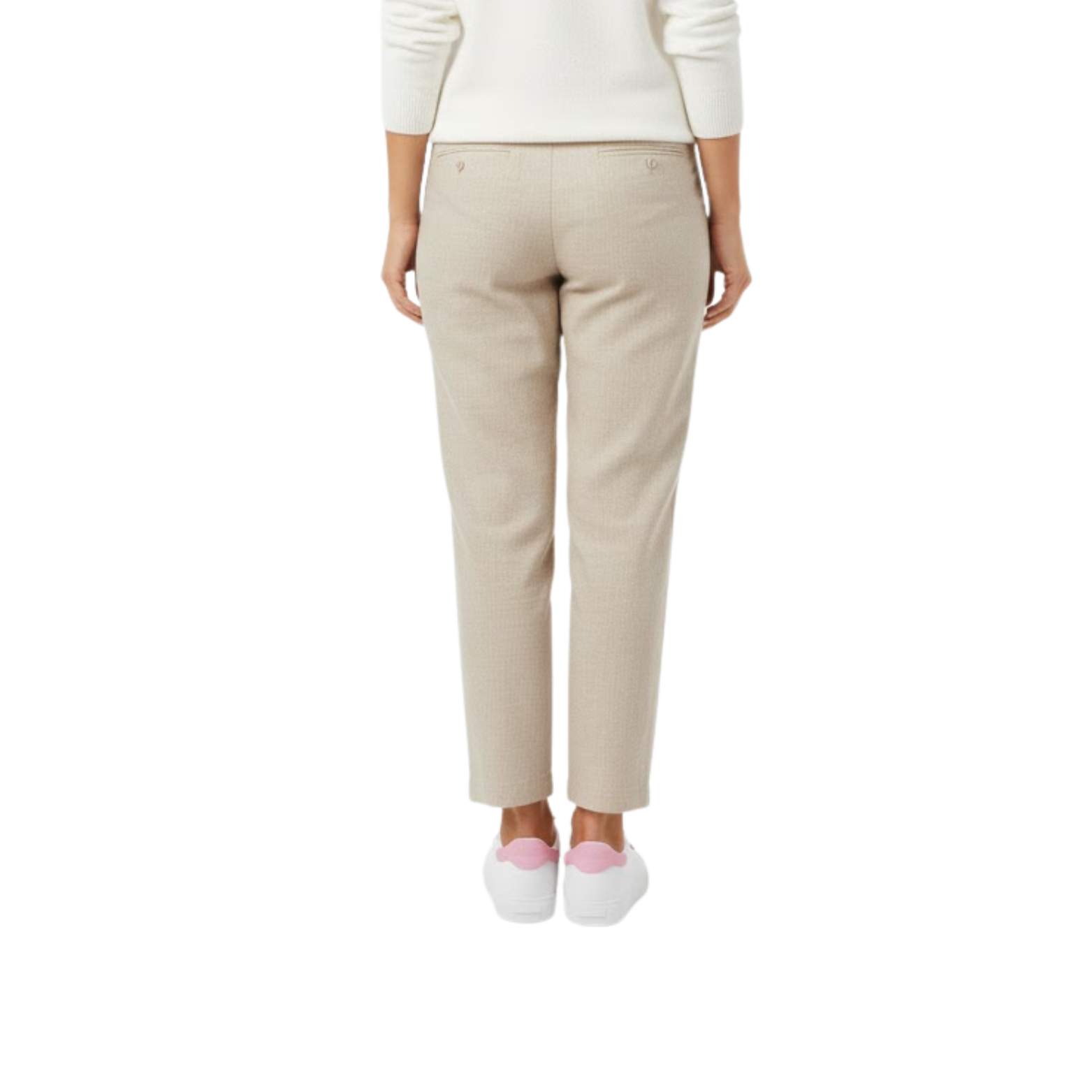 Sneakers eleganti da donna in pelle bianca, basse, con lacci, casual per studenti
