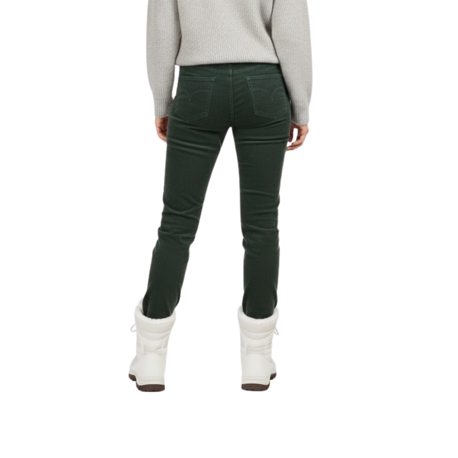 Dame Termiske Fleeceforede High Top Vinterstøvler Modstandsdygtige Vejrbestandige Vinterstøvletter