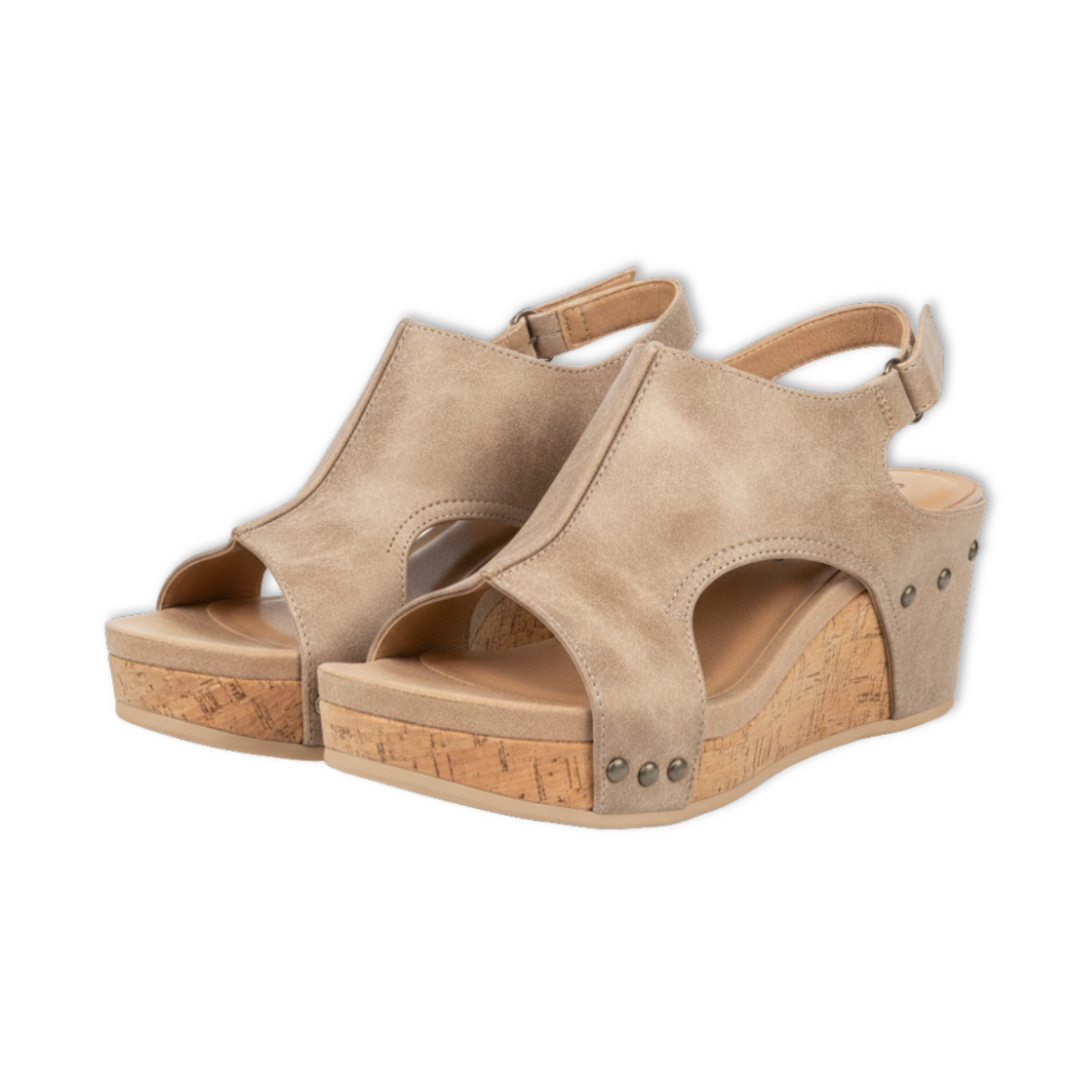 Women's Roman Style Rivet Wedge Sandals