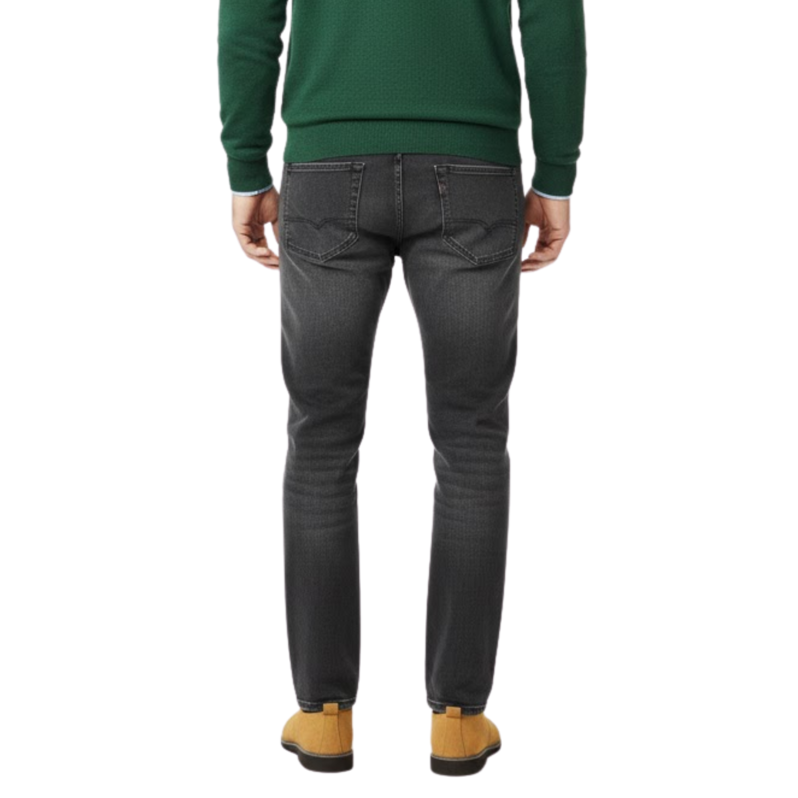 Casual Men Frosted Leather Shoes Rubber Surface