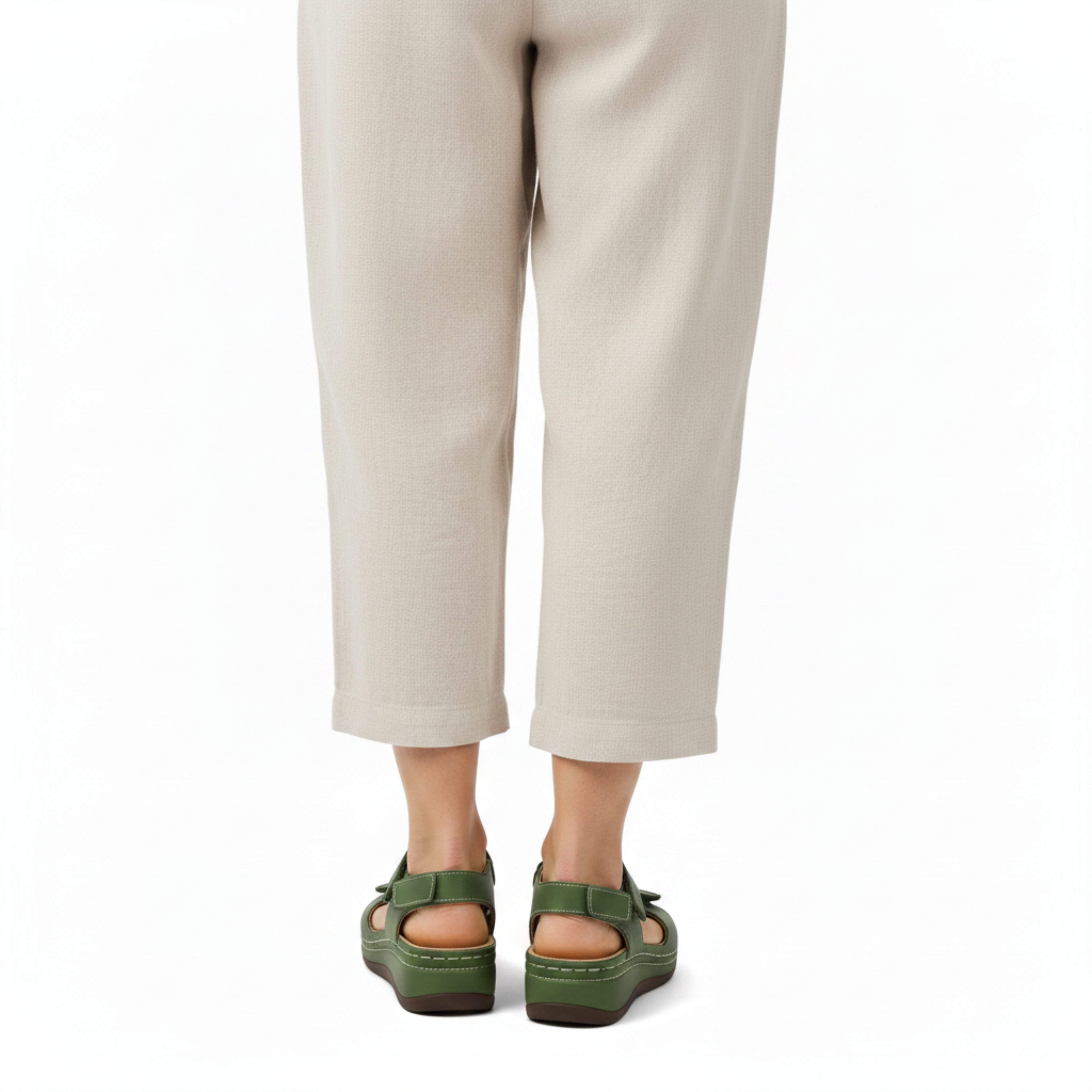 Sandalias ortopédicas de cuña para mujer, transpirables, con punta abierta, para caminar