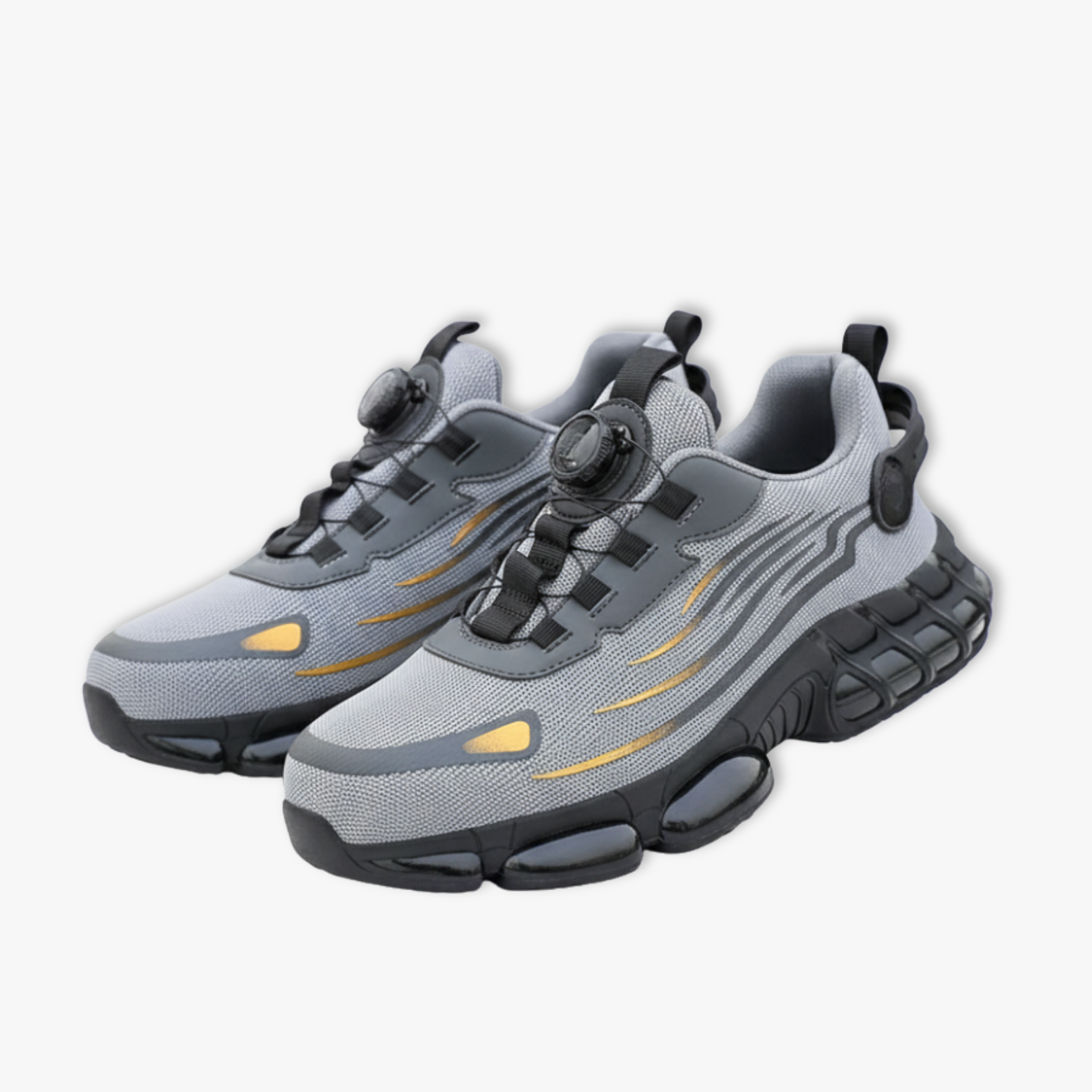 Men's Rotating Button Anti-smash Protective Work Boots