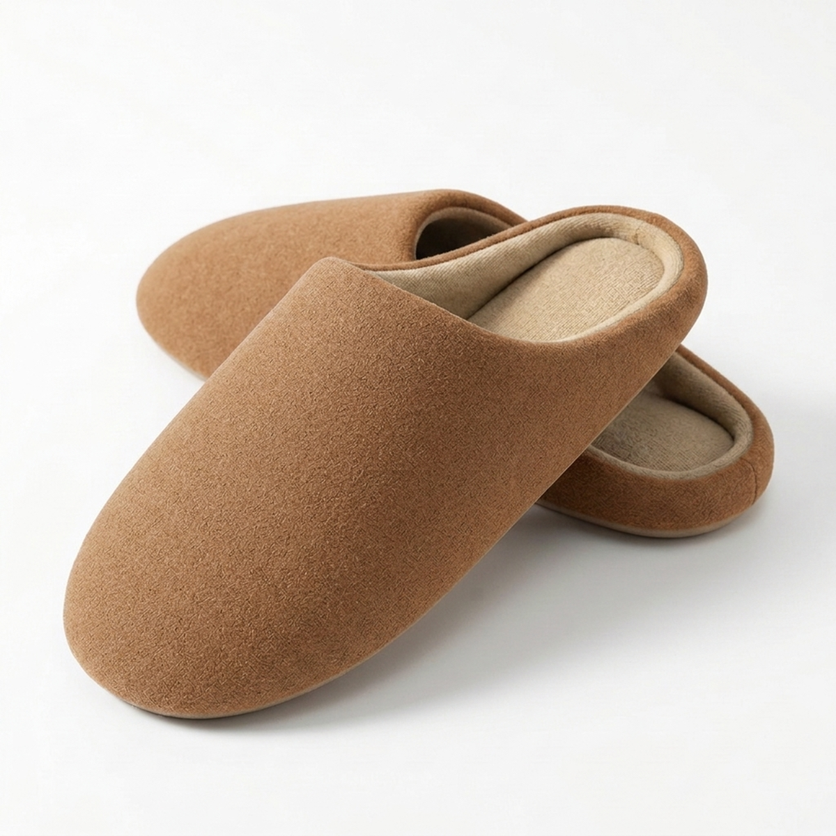 Men's Slippers Thin Velvet Mute Soft Bottom Indoor Floor Home Shoes