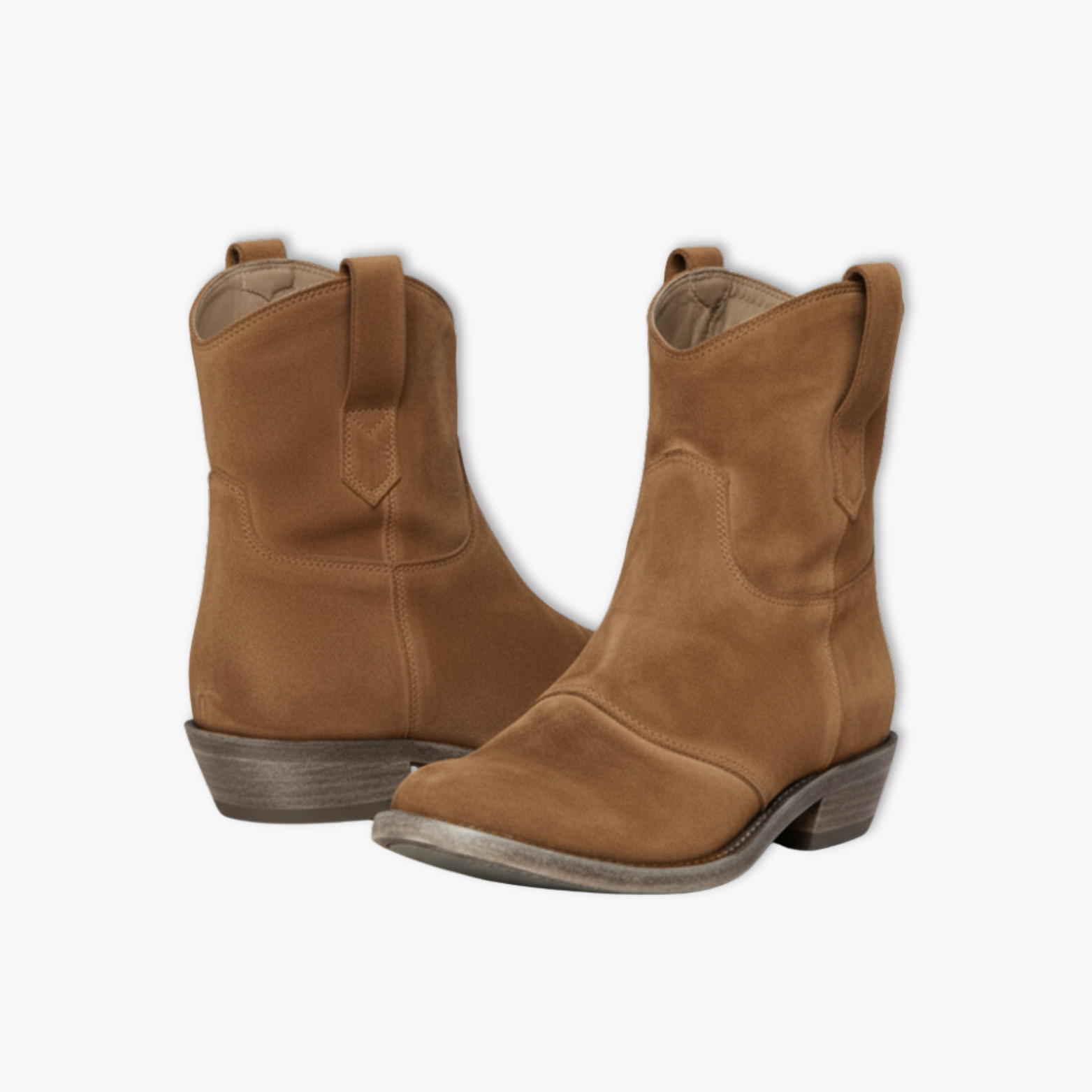 Luxury Women's Suede Ankle Boots Non-Slip Slip-On