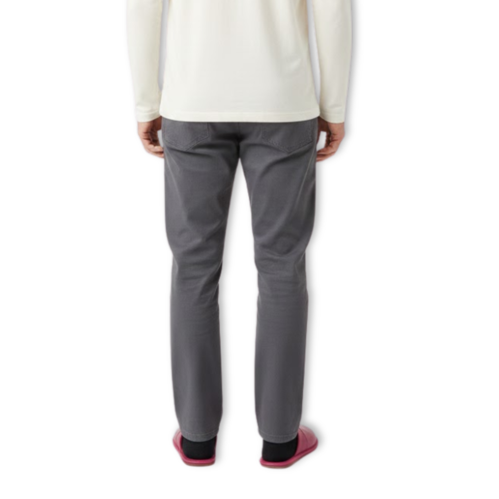 Unisex Cow Leather and Linen Indoor House Slippers