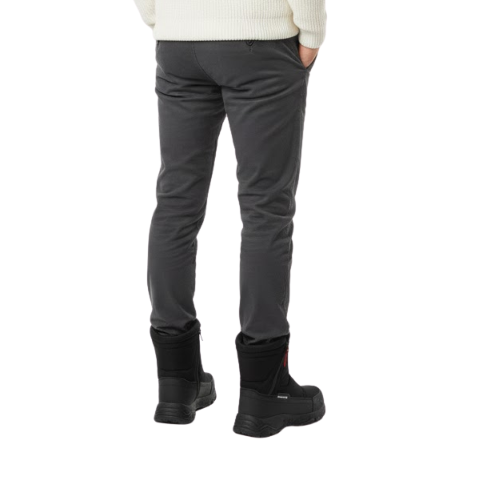 Men's Rugged Outdoor Snow Boots Waterproof Insulated Thermal Winter Footwear