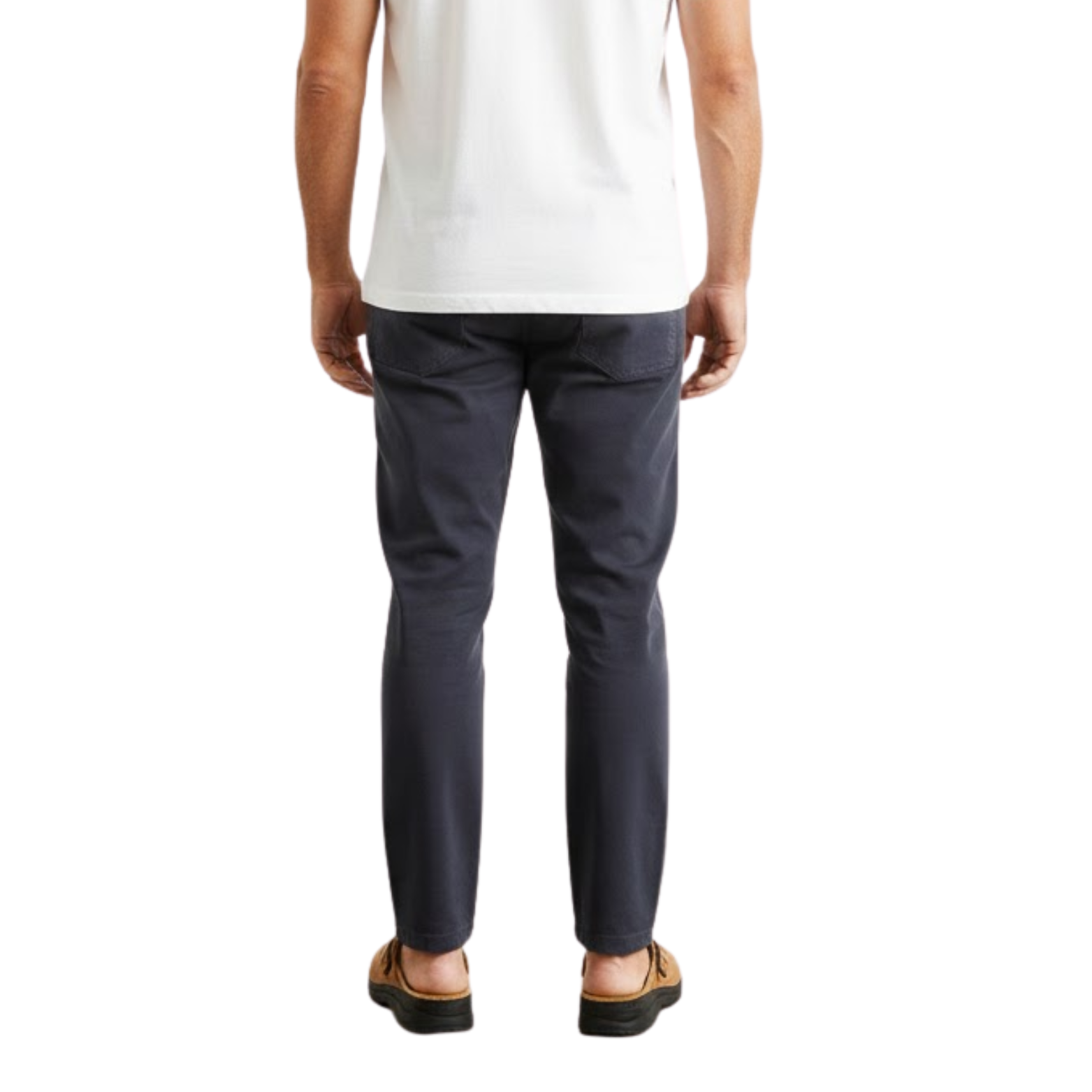 Men's Casual Flat Sole Back Open Bag Head Slippers