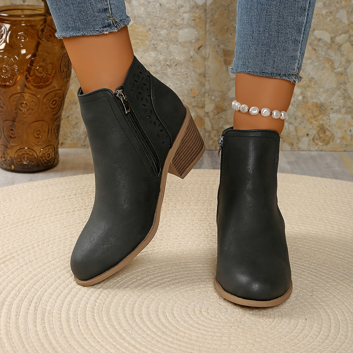 Botines ortopédicos para mujer – Soporte específico para el arco, estabilidad antideslizante