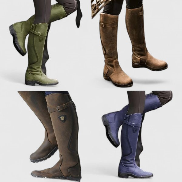 Bottes confortables de soutien pour femmes – Boucle latérale, semelle antidérapante