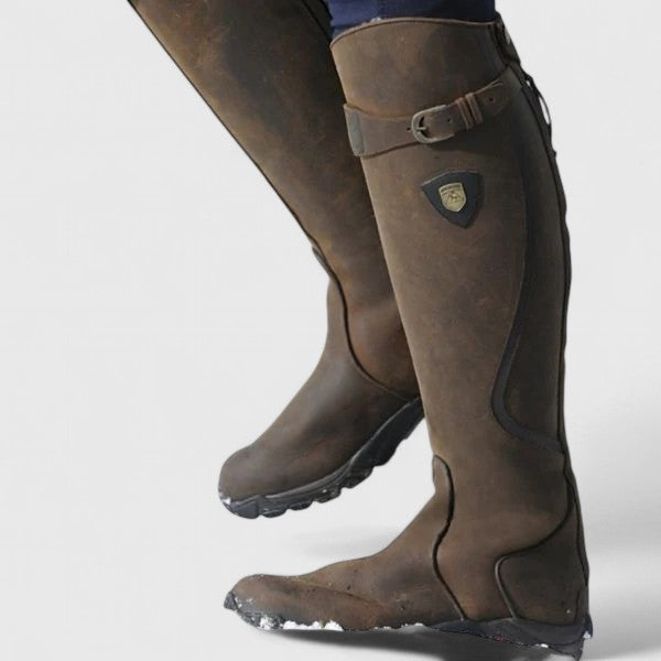 Bottes confortables de soutien pour femmes – Boucle latérale, semelle antidérapante