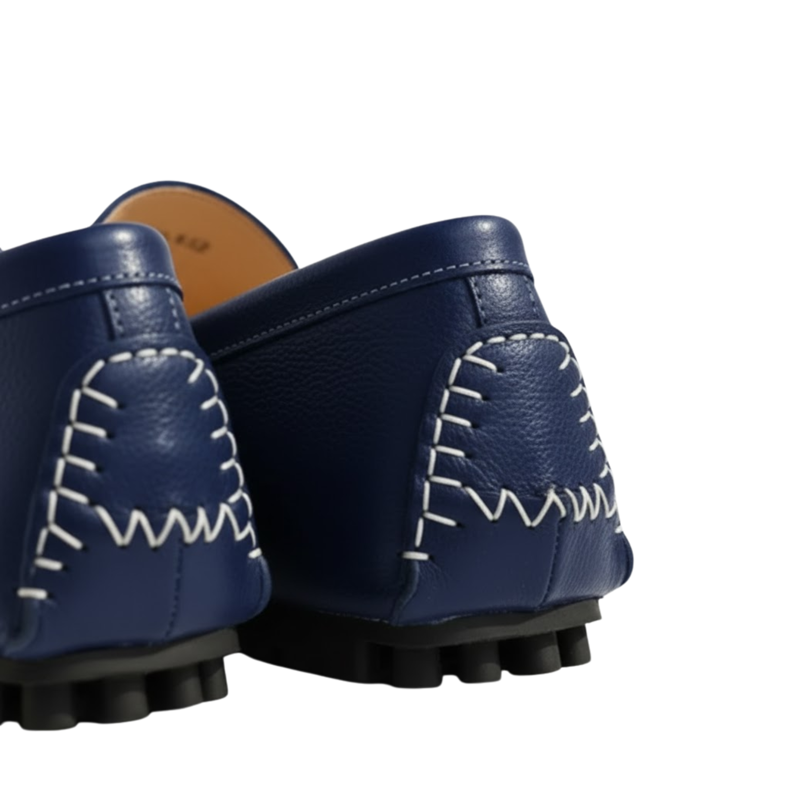 Handmade PU Leather Slip-on Driving Loafers