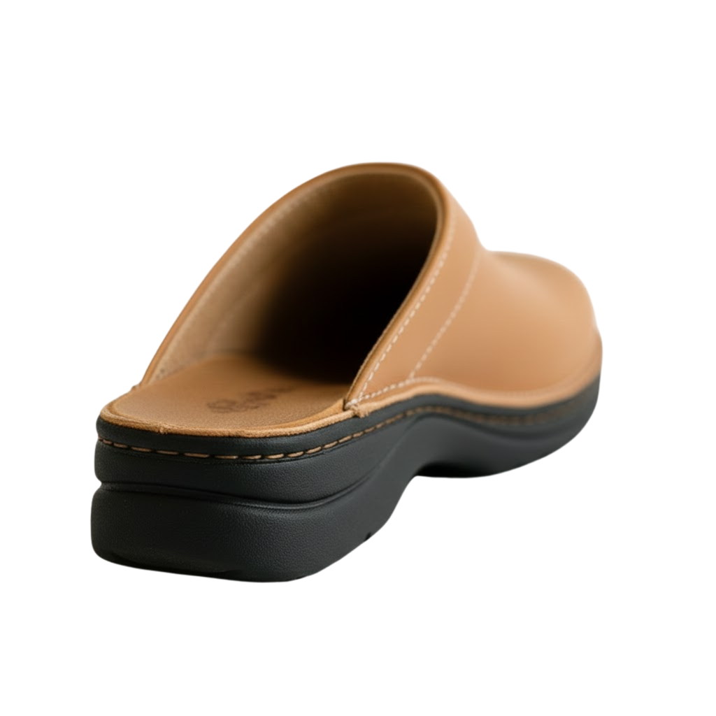 Men's Casual Flat Sole Back Open Bag Head Slippers