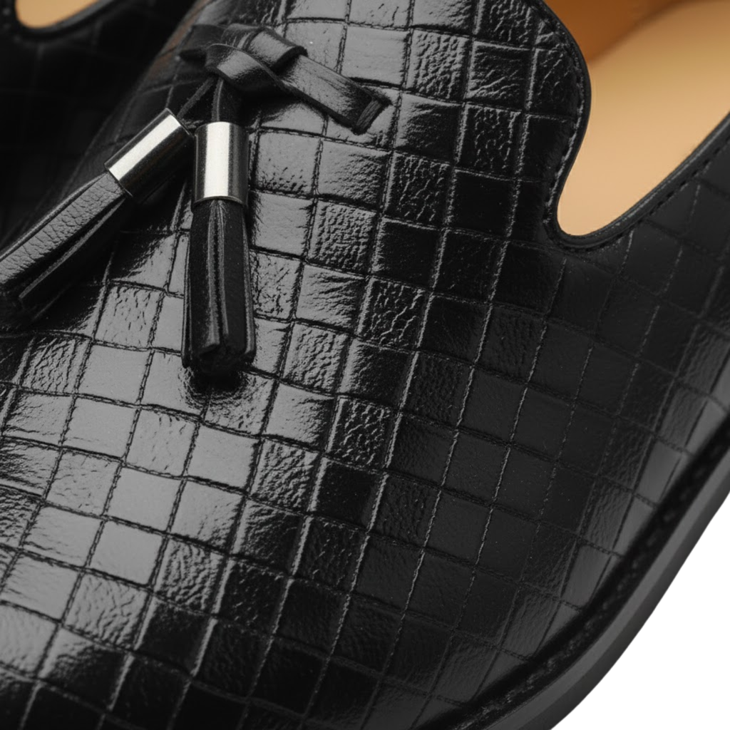 Men's Luxury Leather Slip On Driving Moccasins