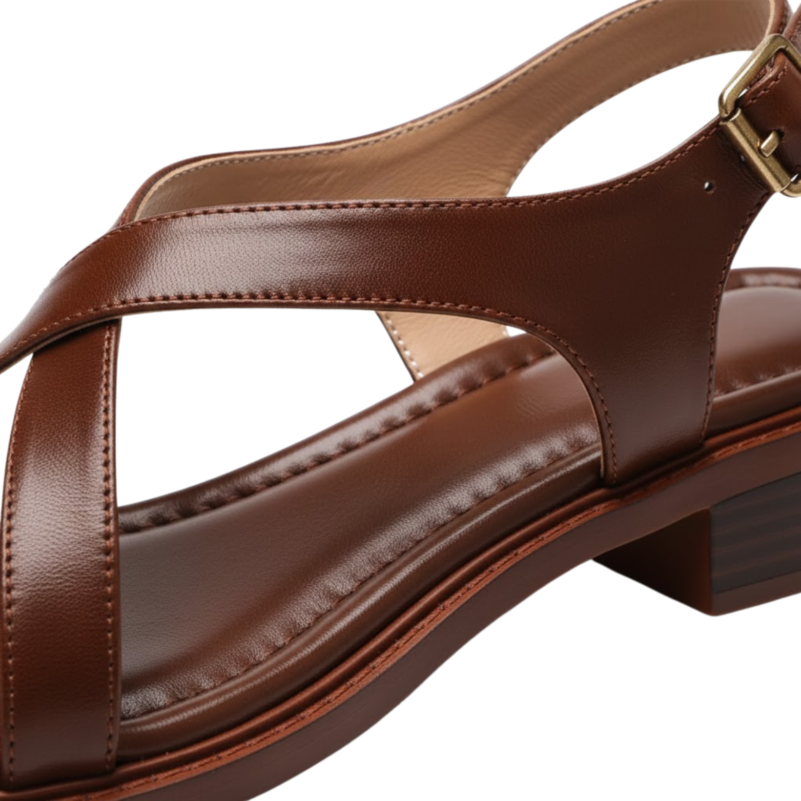 Women's Retro Thick Heel Casual Beach Sandals